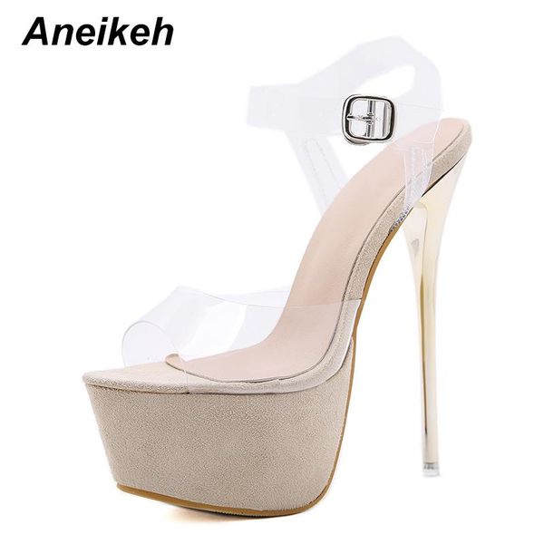 sandals aneikeh 2021 women's shoes pvc ladies thin heels open party platform gladiator buckle strap fashion solid classics, Black
sandals aneikeh 2021 women's shoes pvc ladies thin heels open party platform gladiator buckle strap fashion solid classics, Black