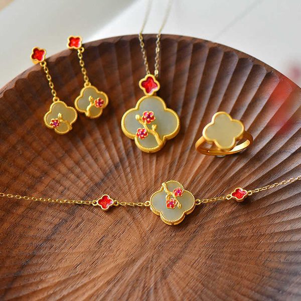 jade vintage jewelry set, black angel, gold.four-branch enamel flower, plum blossom,earrings, necklace, ring, bracelet forwomen, new, Silver
jade vintage jewelry set, black angel, gold.four-branch enamel flower, plum blossom,earrings, necklace, ring, bracelet forwomen, new, Silver