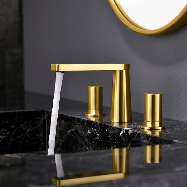 tuqiu basin faucet bathroom faucet 3 holes cold widespread bathroom basin mixer tap brushed sink tap water
tuqiu basin faucet bathroom faucet 3 holes cold widespread bathroom basin mixer tap brushed sink tap water