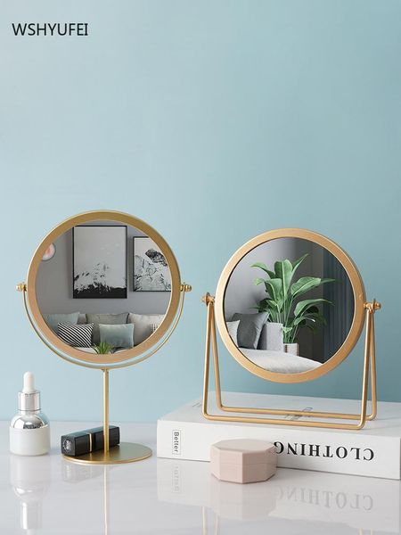mirrors deskmakeup girls' household vanity mirror wedding materials birthday present
mirrors deskmakeup girls' household vanity mirror wedding materials birthday present