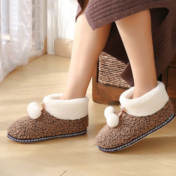 cozy house slippers parent-child shoes winter warm women slippers butterfly knot wool plush ball furry slippers indoor unisex, Black
cozy house slippers parent-child shoes winter warm women slippers butterfly knot wool plush ball furry slippers indoor unisex, Black