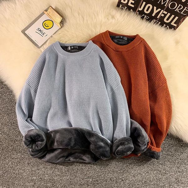 men's sweaters 2022 men vintage winter warm daily knitwear pullover male korean fashions o-neck sweater long sleeve casual harajuku clo, White;black
men's sweaters 2022 men vintage winter warm daily knitwear pullover male korean fashions o-neck sweater long sleeve casual harajuku clo, White;black