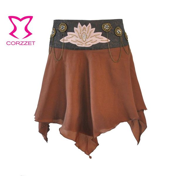 skirts brown vintage heart beads & chains low waist asymmetrical women steampunk clothing gothic victorian skirt for ladies, Black
skirts brown vintage heart beads & chains low waist asymmetrical women steampunk clothing gothic victorian skirt for ladies, Black