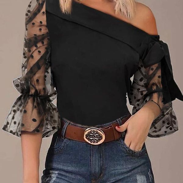 women's blouses & shirts straps blouse women 2021 summer fashion flare sleeve off shoulder elegant solid v-neck, White
women's blouses & shirts straps blouse women 2021 summer fashion flare sleeve off shoulder elegant solid v-neck, White
