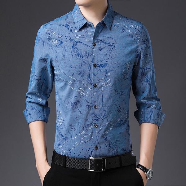 men's casual shirts 2021 autumn fashion all-match business simple printed shirt soft, comfortable and stylish, White;black
men's casual shirts 2021 autumn fashion all-match business simple printed shirt soft, comfortable and stylish, White;black