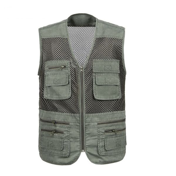 2021 new army green mens mesh breathable collarless multi pockets male vest pgrapher sleeveless waistcoat owx0, Black;white
2021 new army green mens mesh breathable collarless multi pockets male vest pgrapher sleeveless waistcoat owx0, Black;white