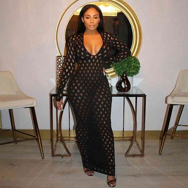 casual dresses women hollow out solid midi high waist pencil long sleeve perspective club party slim v neck bandage vestidos, Black;gray
casual dresses women hollow out solid midi high waist pencil long sleeve perspective club party slim v neck bandage vestidos, Black;gray