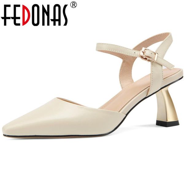 dress shoes fedonas elegant women sandals 2021 fashion trend high heels pumps female genuine leather spring est wedding, Black
dress shoes fedonas elegant women sandals 2021 fashion trend high heels pumps female genuine leather spring est wedding, Black