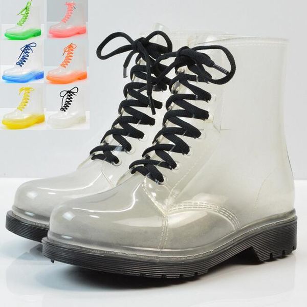 dress shoes ladies women's rubber jelly transparent crystal rainboots flat ankle boots, Black
dress shoes ladies women's rubber jelly transparent crystal rainboots flat ankle boots, Black