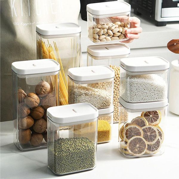 storage bottles & jars food preservation box plastic sealed containers kitchen organizers transparent grain milk powder tank home accessorie
storage bottles & jars food preservation box plastic sealed containers kitchen organizers transparent grain milk powder tank home accessorie