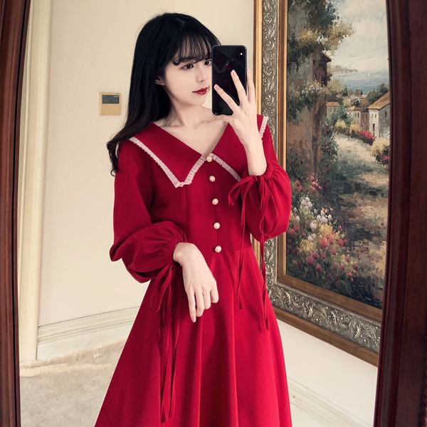 dressed plus size women's clothes 2021 spring new hepburn puff style waist red dress female faerie fashion i23x, Black;gray
dressed plus size women's clothes 2021 spring new hepburn puff style waist red dress female faerie fashion i23x, Black;gray