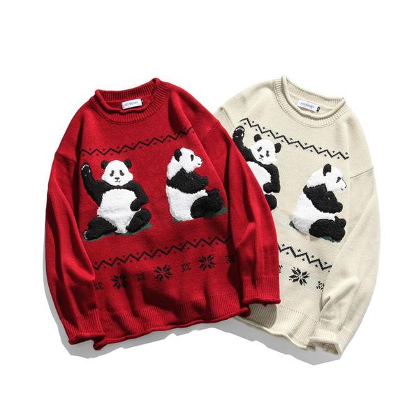 women's sweaters red panda harajuku lovers non-mainstream sweater men and women all-match korean autumn hong kong flavor, White;black
women's sweaters red panda harajuku lovers non-mainstream sweater men and women all-match korean autumn hong kong flavor, White;black