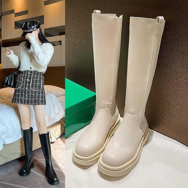 boots knee length women's autumn winter 2021 high tube thick bottom plush warm show thin knight chimney, Black
boots knee length women's autumn winter 2021 high tube thick bottom plush warm show thin knight chimney, Black