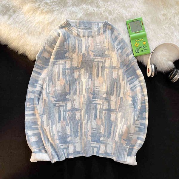 tie-dyed ins korean o-neck fashion hip hop style clothing autumn warm sweater kint casual men pullovers, White;black
tie-dyed ins korean o-neck fashion hip hop style clothing autumn warm sweater kint casual men pullovers, White;black
