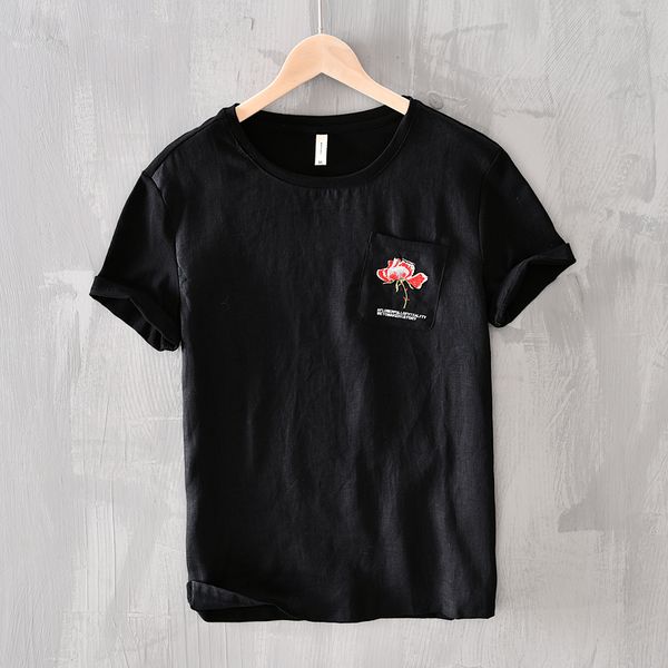 2021 new vero linho e algodo branco camisa moda casual t camisas para homem de manga curta bordado camiseta masculina m6xn, White
2021 new vero linho e algodo branco camisa moda casual t camisas para homem de manga curta bordado camiseta masculina m6xn, White