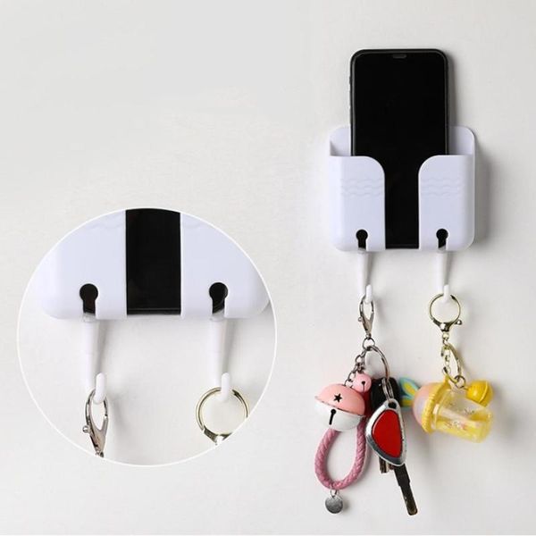 hooks & rails wall-mounted storage box remote control mobile phone punch wall rack with hook type charging base multifunctional bracket
hooks & rails wall-mounted storage box remote control mobile phone punch wall rack with hook type charging base multifunctional bracket