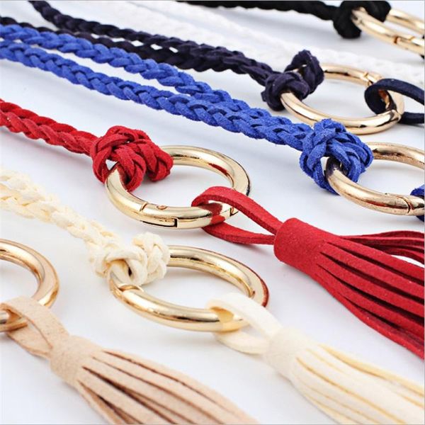 belts 120cm long women ladies braided belt black white cotton tassel thin waist oring summer dress waistband cinturon mujer, Black;brown
belts 120cm long women ladies braided belt black white cotton tassel thin waist oring summer dress waistband cinturon mujer, Black;brown