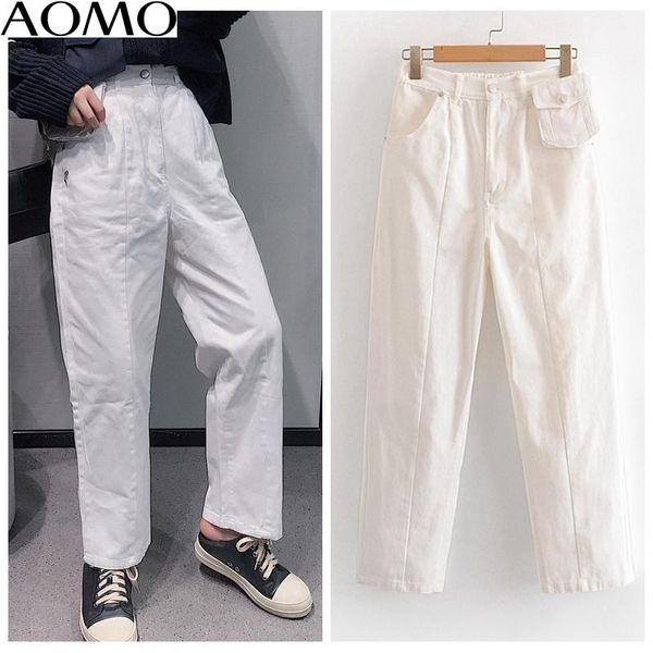 women's jeans aomo 2021 fashion women loose long trousers with small bag zipper streetwear female blue denim pants 3w80a
women's jeans aomo 2021 fashion women loose long trousers with small bag zipper streetwear female blue denim pants 3w80a