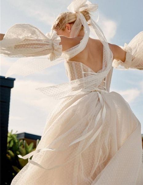 new champagne 2021 tulle boho wedding es with detachable sleeves beach sweetheart country bohemian bridal gowns vestidos de mariee x84o, White
new champagne 2021 tulle boho wedding es with detachable sleeves beach sweetheart country bohemian bridal gowns vestidos de mariee x84o, White