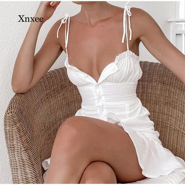 casual dresses 2021 ruffles spaghetti strap mini dress sleeveless summer robe women white short sundress trend ladies beach clothes, Black;gray
casual dresses 2021 ruffles spaghetti strap mini dress sleeveless summer robe women white short sundress trend ladies beach clothes, Black;gray