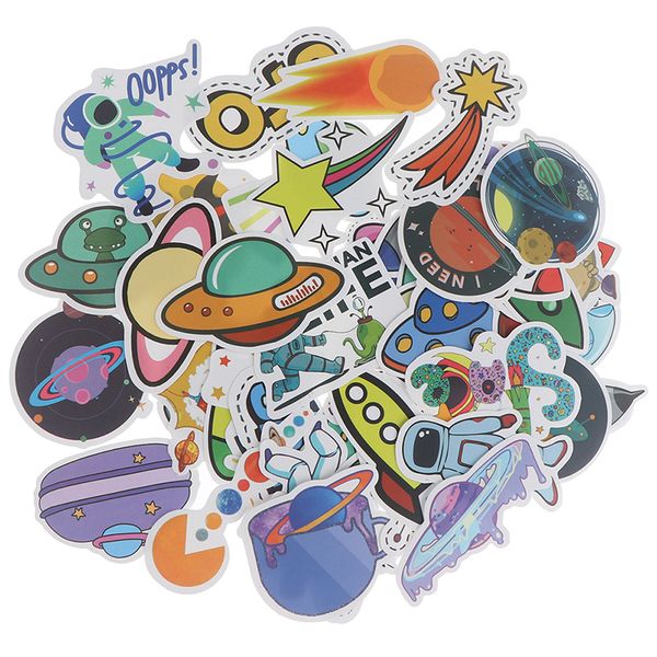 50Pcs/lot Cartoon Rocket Flying Saucer Space Planet Stickers Laptop Luggage Guitar Skateboard Decals
50Pcs/lot Cartoon Rocket Flying Saucer Space Planet Stickers Laptop Luggage Guitar Skateboard Decals