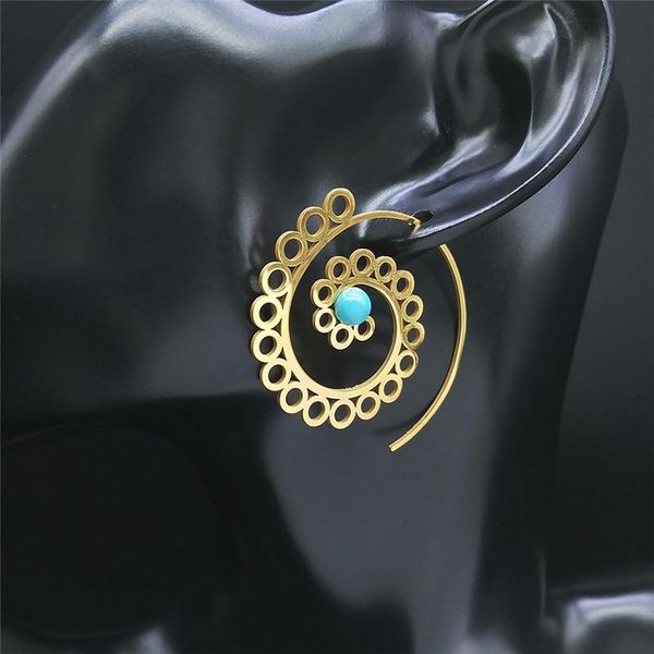 hoop & huggie bohemia stainless steel stone india flower earing women gold color round circle earrings jewelry pendientes aro e9202s04, Golden;silver
hoop & huggie bohemia stainless steel stone india flower earing women gold color round circle earrings jewelry pendientes aro e9202s04, Golden;silver