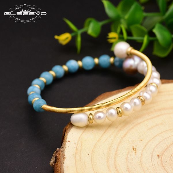 bangles bracelet glseevo hailanbao natural stone freshwater pearl winding boutique handmade women's jewelry, Black
bangles bracelet glseevo hailanbao natural stone freshwater pearl winding boutique handmade women's jewelry, Black