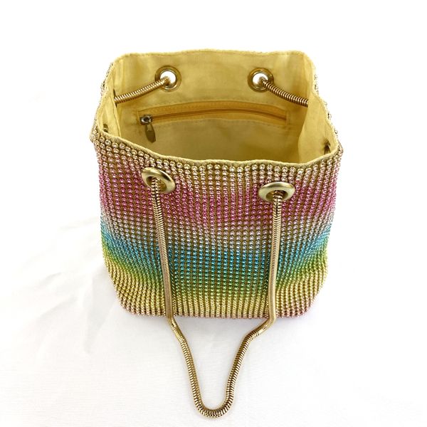 fashion luxury gradients crystal women bucket purses evening clutch bags copper chains shoulder handbags womens bag
fashion luxury gradients crystal women bucket purses evening clutch bags copper chains shoulder handbags womens bag