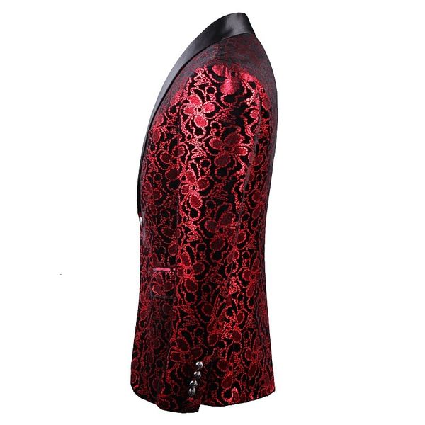 men's suits & blazers pyjtrl men's blazer of quality floral sheeting fair jacket suit ball costume singers party t5vm, White;black
men's suits & blazers pyjtrl men's blazer of quality floral sheeting fair jacket suit ball costume singers party t5vm, White;black