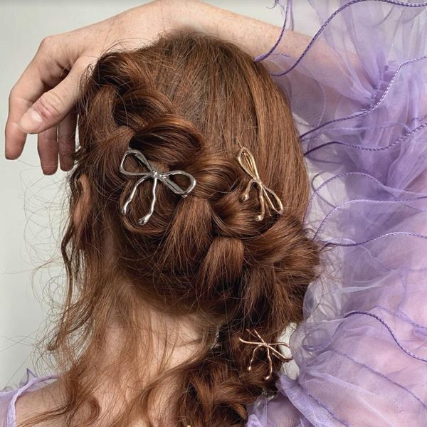hair clips & barrettes glossy bow bobbie bobby pins 2021 alloy gold silver color bowknot ins brief accessories party jewelry bijoux, Golden;silver
hair clips & barrettes glossy bow bobbie bobby pins 2021 alloy gold silver color bowknot ins brief accessories party jewelry bijoux, Golden;silver
