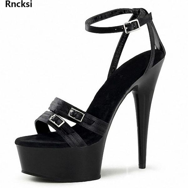 sandals rncksi 15cm high heels silk one straps ankle strap cover heeled women's platform summer shoes for, Black
sandals rncksi 15cm high heels silk one straps ankle strap cover heeled women's platform summer shoes for, Black