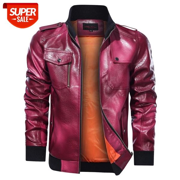 autumn motorcycle leather jacket men stand collar solid color military mens pu leather jacket casual zipper coat male #ib4a, Black;brown
autumn motorcycle leather jacket men stand collar solid color military mens pu leather jacket casual zipper coat male #ib4a, Black;brown