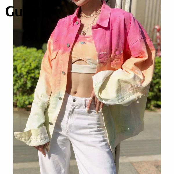 women's jackets 3.1 tie-dye print letter loose fashion denim jacket coat female, Black;brown
women's jackets 3.1 tie-dye print letter loose fashion denim jacket coat female, Black;brown