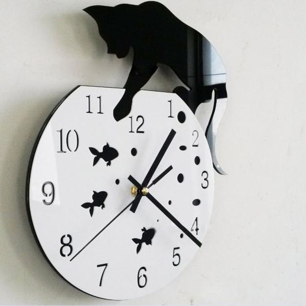 wall clocks 3d diy clock cute naughty cat acrylic modern design home decor watch sticker t#
wall clocks 3d diy clock cute naughty cat acrylic modern design home decor watch sticker t#
