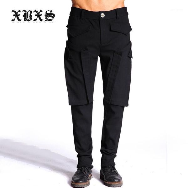men's pants m-3xl 2022 men clothing fashion dj bigbang the stylist personality tailored casual plus size singer costumes men's, Black
men's pants m-3xl 2022 men clothing fashion dj bigbang the stylist personality tailored casual plus size singer costumes men's, Black