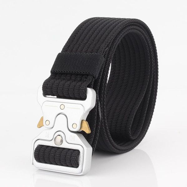new canvas men's belt alloy buckle outdoor hunting multi-function black long tactical designer belt gym accessories, Black;gray
new canvas men's belt alloy buckle outdoor hunting multi-function black long tactical designer belt gym accessories, Black;gray