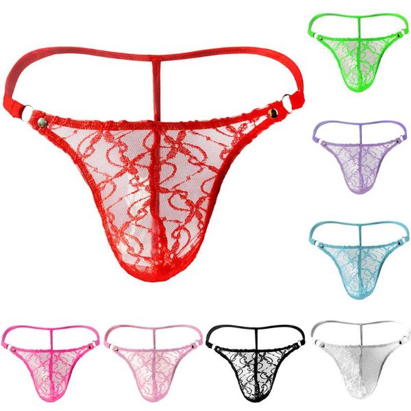 underpants men's underwear transparent g-string thong briefs mesh breathable panties perspective male bikini 1pc lace, Black;white
underpants men's underwear transparent g-string thong briefs mesh breathable panties perspective male bikini 1pc lace, Black;white