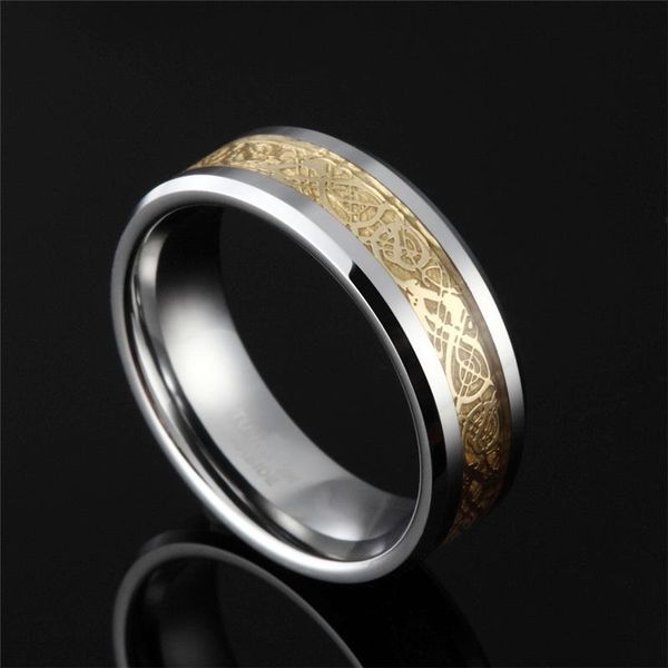 wedding rings 6mm 8mm men women tungsten carbide ring band gold dragon inlay polished fashion jewelry comfort fit, Slivery;golden
wedding rings 6mm 8mm men women tungsten carbide ring band gold dragon inlay polished fashion jewelry comfort fit, Slivery;golden