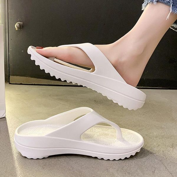 slippers 2021 summer women thick platform beach eva soft sole slide ladies wedges flip flops indoor bathroom non slip shoe light, Black
slippers 2021 summer women thick platform beach eva soft sole slide ladies wedges flip flops indoor bathroom non slip shoe light, Black
