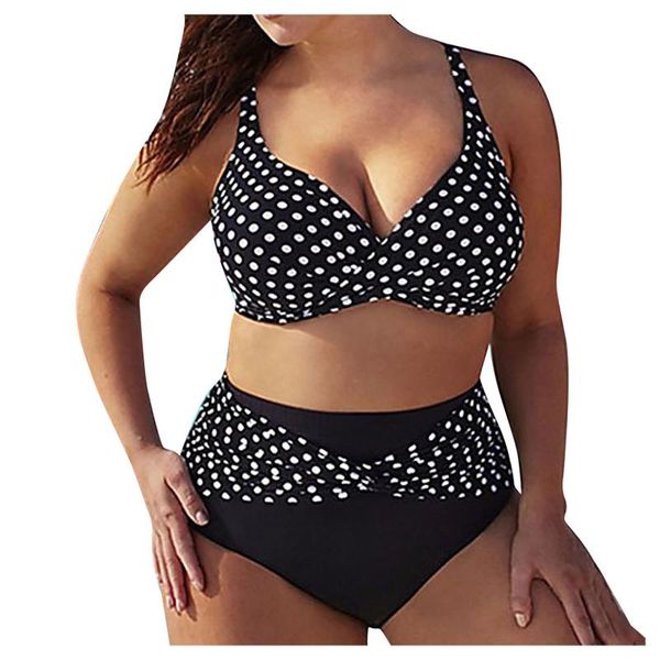 women's swimwear bikini two piece dots women bathing suits swimming sets swimsuits beach push-up large size biquini, White;black
women's swimwear bikini two piece dots women bathing suits swimming sets swimsuits beach push-up large size biquini, White;black