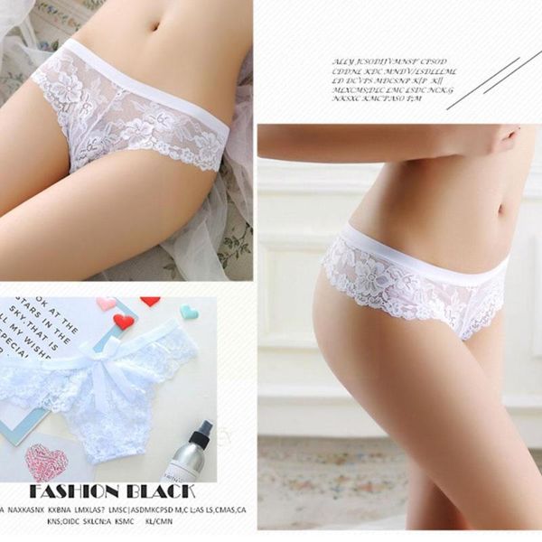 women's panties lace women's transparent thong hollow underwear underpants out bow female e4b5, Black;pink
women's panties lace women's transparent thong hollow underwear underpants out bow female e4b5, Black;pink