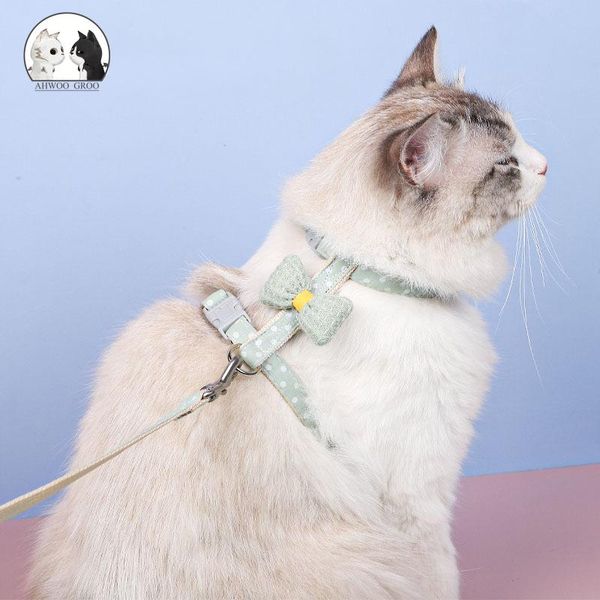 cat collars & leads pet chest harness i-shaped can be adjusted and comfortable is firm anti-breaking traction rope
cat collars & leads pet chest harness i-shaped can be adjusted and comfortable is firm anti-breaking traction rope
