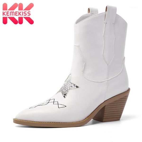 boots kemekiss size 34-46 women ankle slip on solid color office shoes party short retro botas footwear, Black
boots kemekiss size 34-46 women ankle slip on solid color office shoes party short retro botas footwear, Black