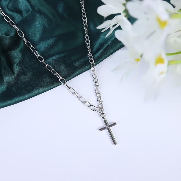 pendant necklaces fashion female jesus cold color cross necklace jewelry for men women simple punk christmas gift, Silver
pendant necklaces fashion female jesus cold color cross necklace jewelry for men women simple punk christmas gift, Silver