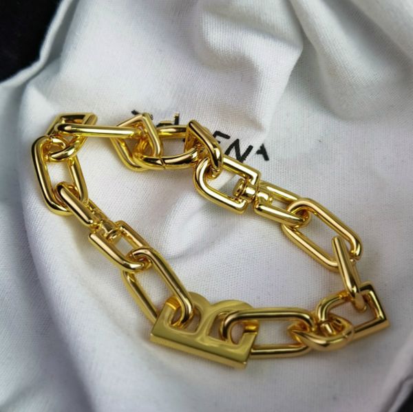 heavy industry thick chain letter bracelet gold fashion exaggerated personality men women europe and america, Golden;silver
heavy industry thick chain letter bracelet gold fashion exaggerated personality men women europe and america, Golden;silver