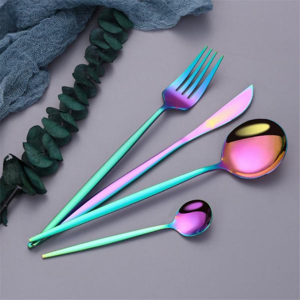 dinnerware sets mirror rainbow stainless steel cutlery set dessert fork spoon knife silverware tableware chopstick complete dinner
dinnerware sets mirror rainbow stainless steel cutlery set dessert fork spoon knife silverware tableware chopstick complete dinner