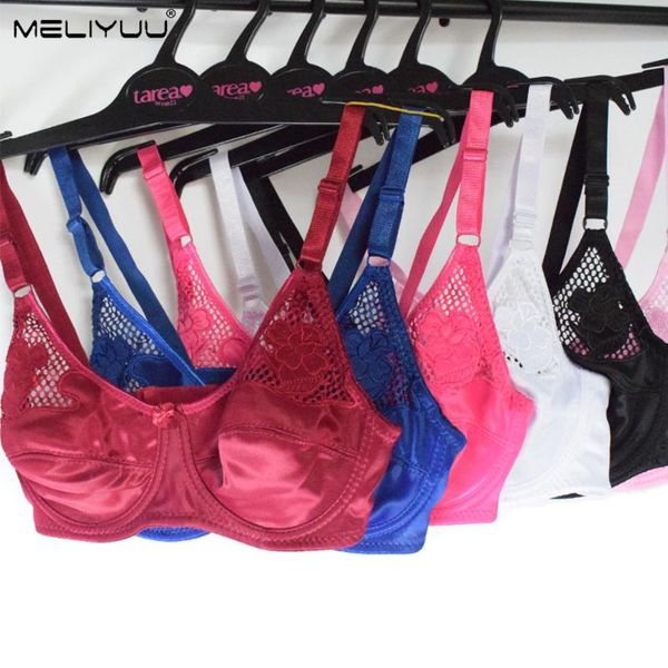 new floral lace bras for women unlined embroidery brassiere lingerie comfortable breathable bra fashion bralette bh, Red;black
new floral lace bras for women unlined embroidery brassiere lingerie comfortable breathable bra fashion bralette bh, Red;black