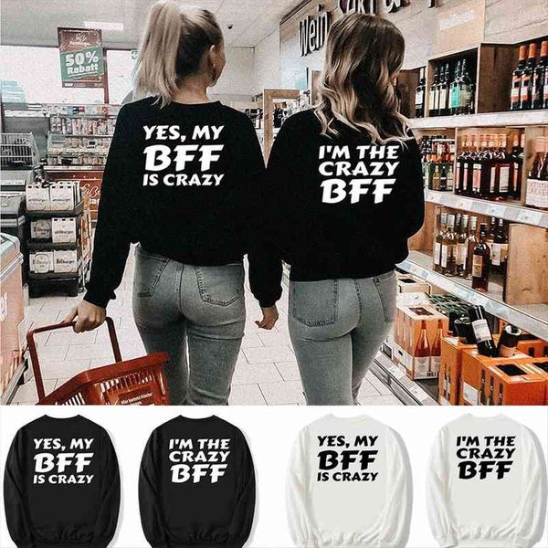 friend women sweatshirt yes my is crazy im the crazy friends matching ladies sister clothes tumblr top, Black
friend women sweatshirt yes my is crazy im the crazy friends matching ladies sister clothes tumblr top, Black