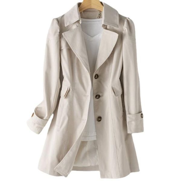 women's trench coats the spring and autumn 2021 double-breasted paragraph dust coat grows in over-the-knee female, Tan;black
women's trench coats the spring and autumn 2021 double-breasted paragraph dust coat grows in over-the-knee female, Tan;black