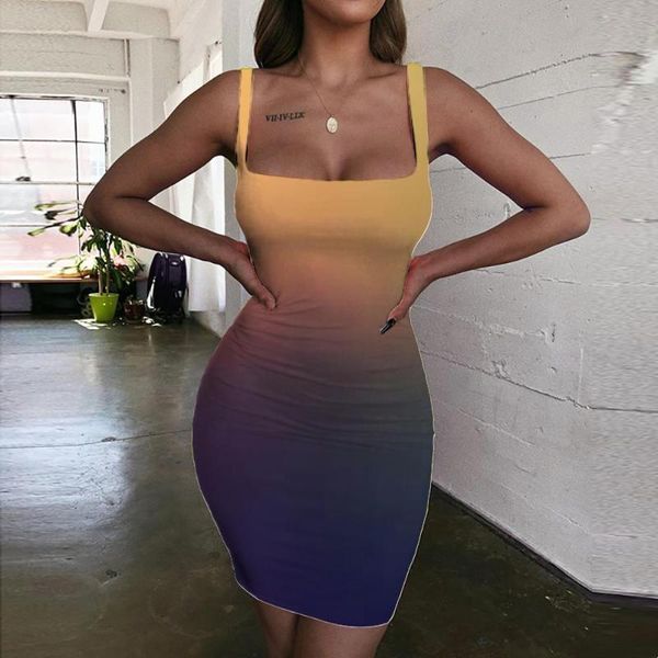 casual dresses kyku gradient dress women colorful halter sleeveless art vestido harajuku ladies womens clothing summer beach, Black;gray
casual dresses kyku gradient dress women colorful halter sleeveless art vestido harajuku ladies womens clothing summer beach, Black;gray